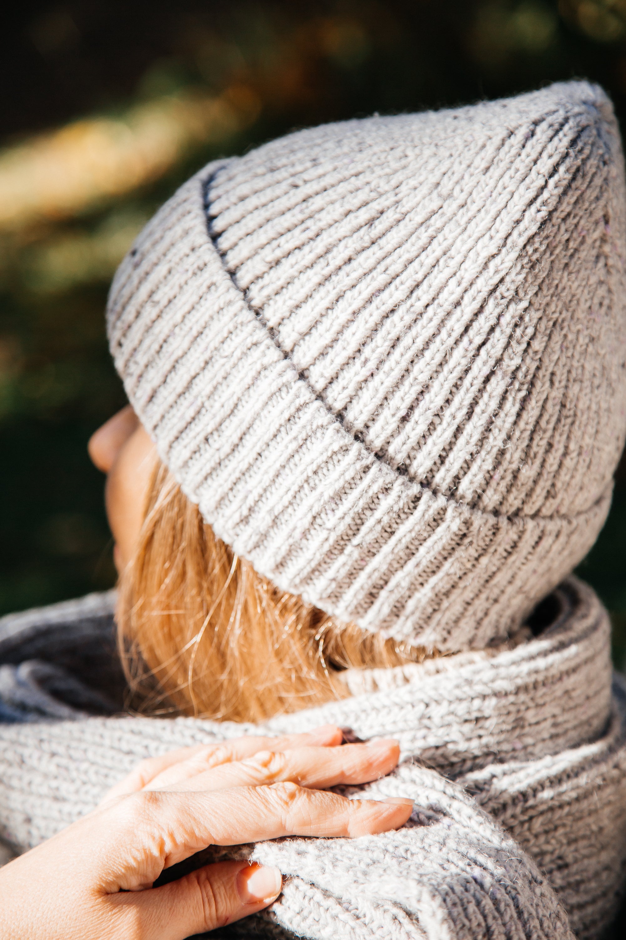 Czapka wełniana MOON ASH szary