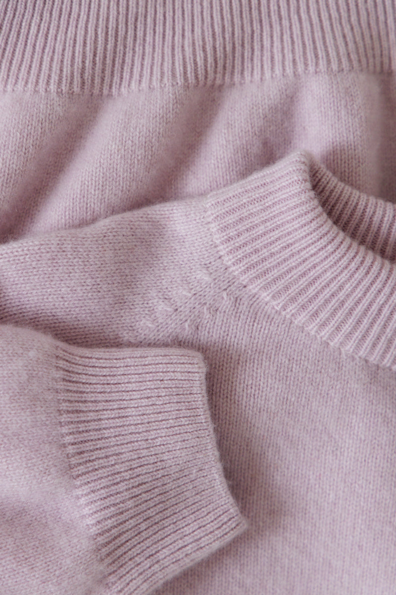 Lumi cashmere blouse light pink
