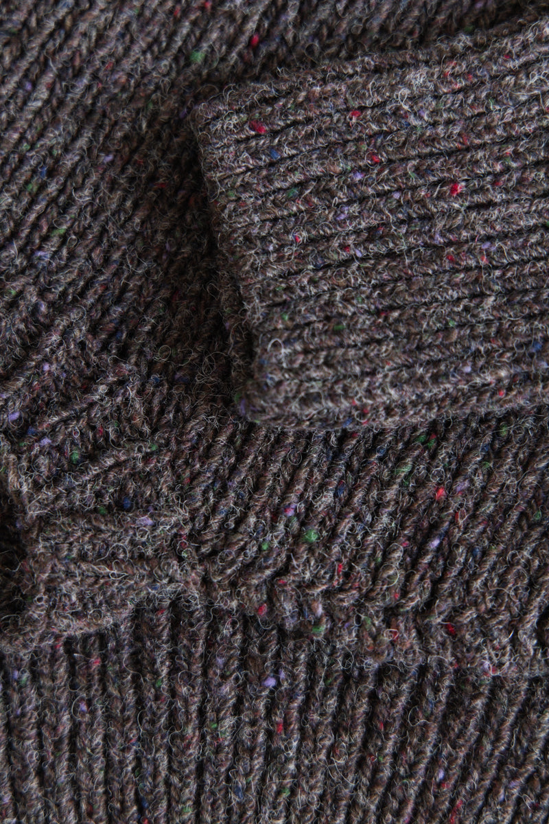 Cinnamon Bark Wool Sweater Brown