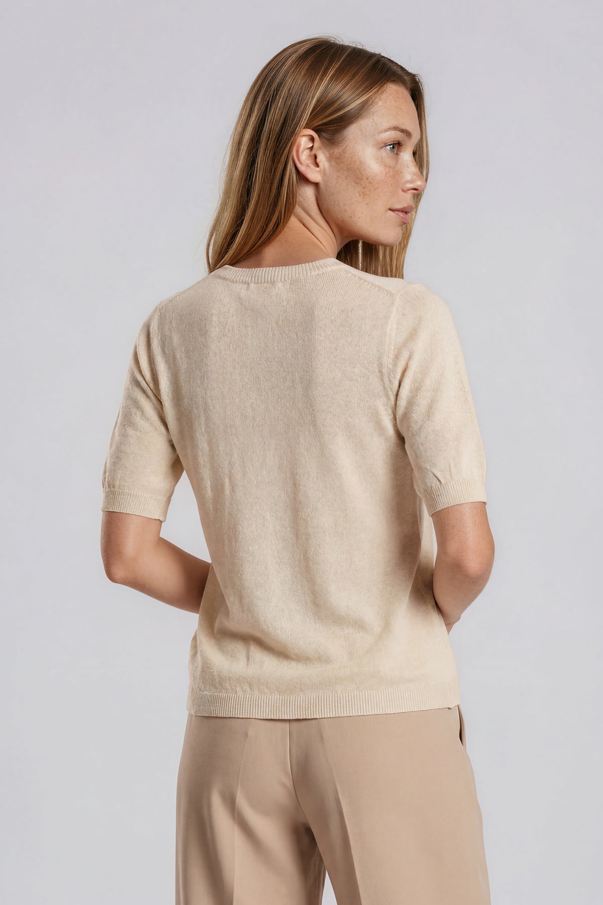 Bluzka z jedwabiu Bare Silk ecru
