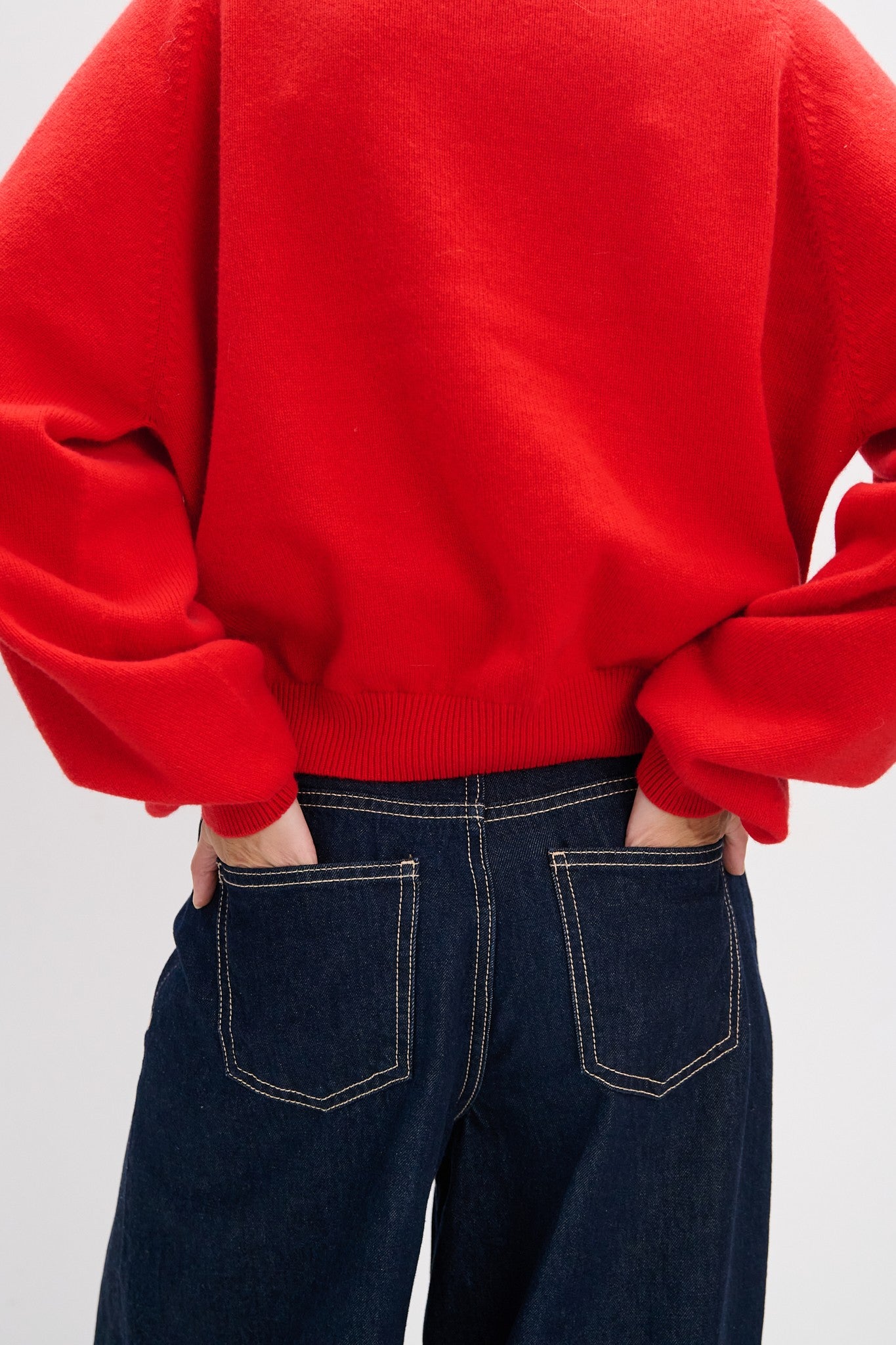 Sweter z kaszmiru Cashmere Velvet Air czerwony - 6