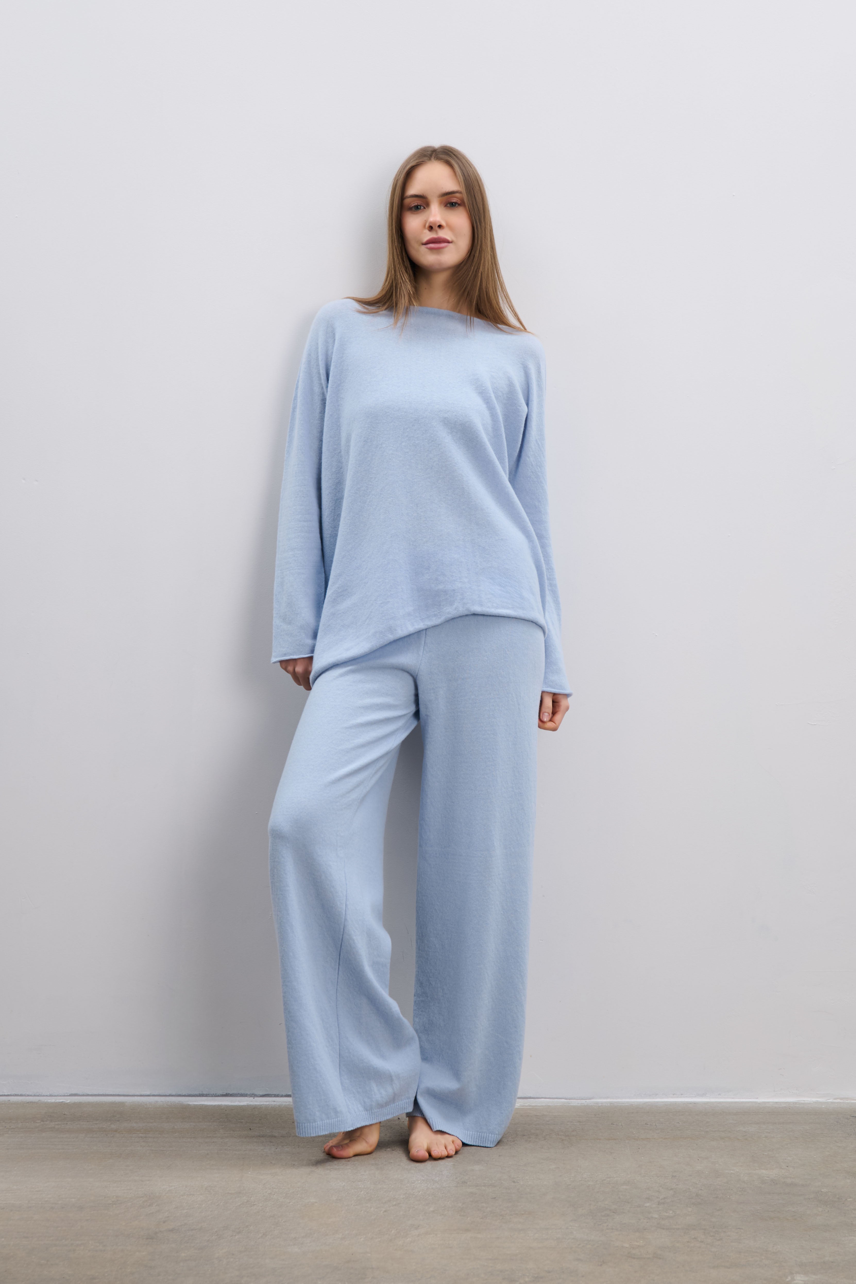 Komplet spodnie i bluzka Soft Horizon Set niebieski