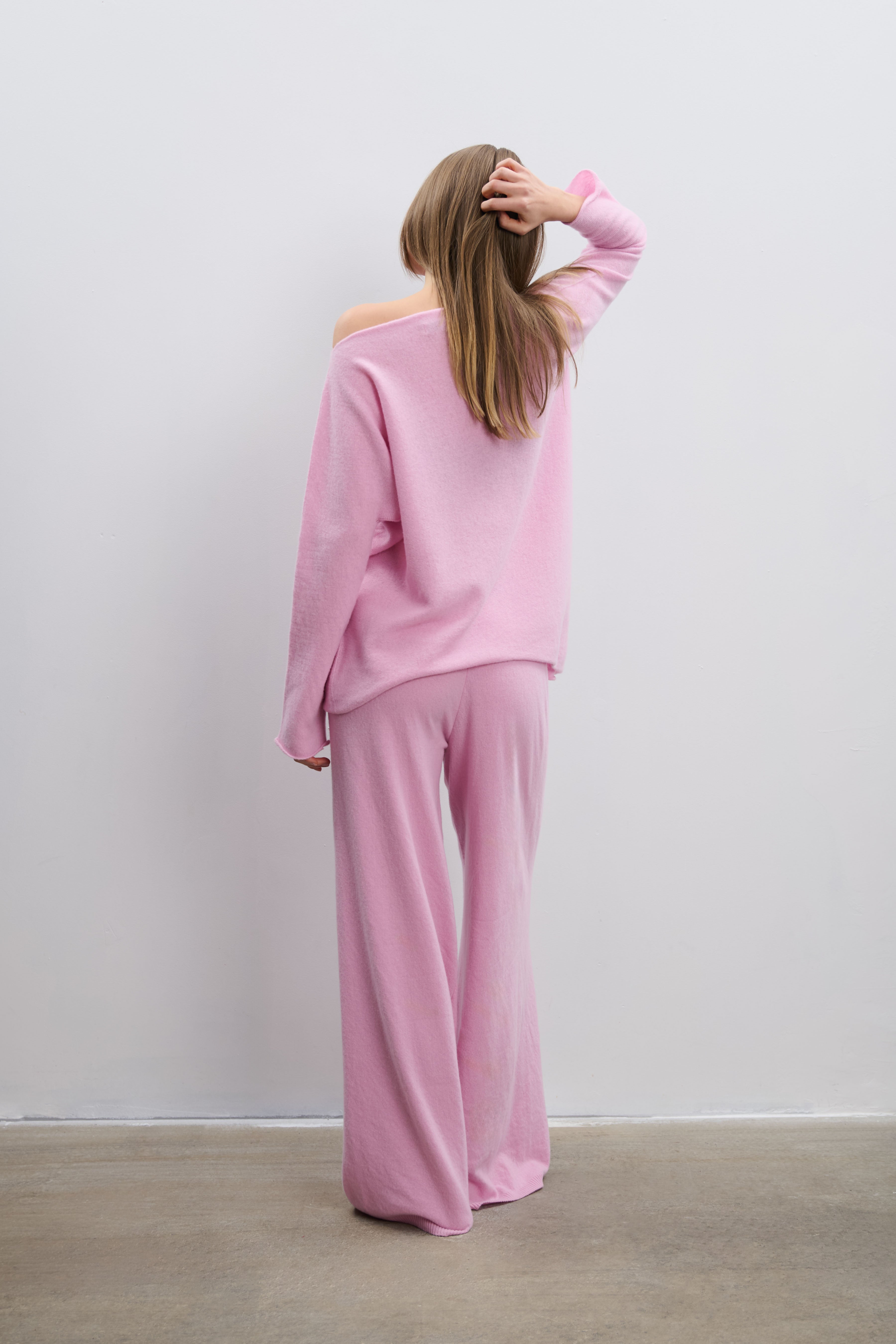 Komplet spodnie i bluzka Soft Horizon Set różowy