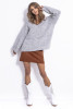 Sweter oversizowy F815 na wiosnę
