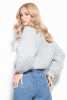 Sweter Chunky Knit F1035 na zimę, na wyjazd, na wiosnę
