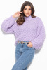 Sweter Chunky Knit F1035 na zimę, na wyjazd, na wiosnę