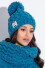 Set hat and scarf F1343