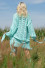 Long openwork cardigan with fringes  F1320