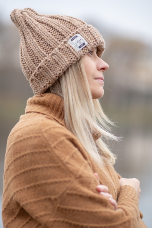 Chunky knit warm hat F1513