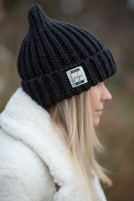 Chunky knit warm hat F1521