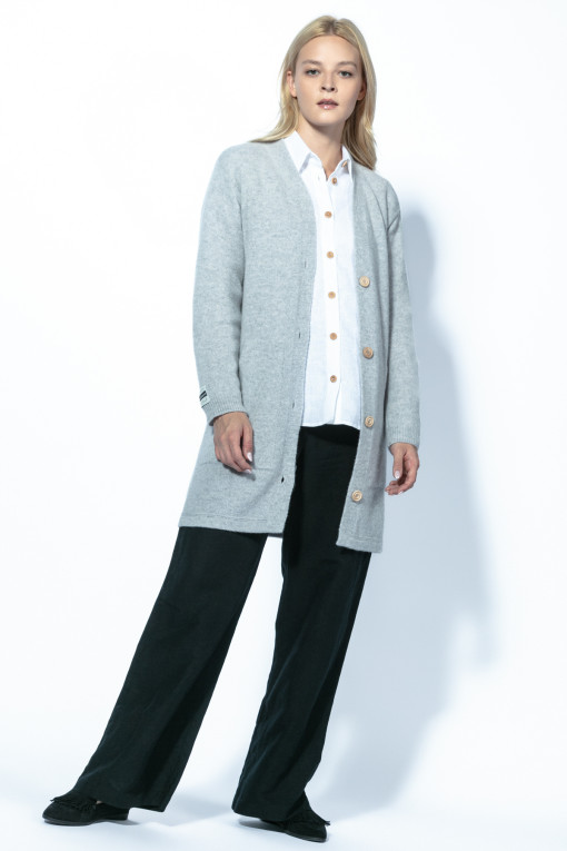 Cashmere buttoned cardigan F1727