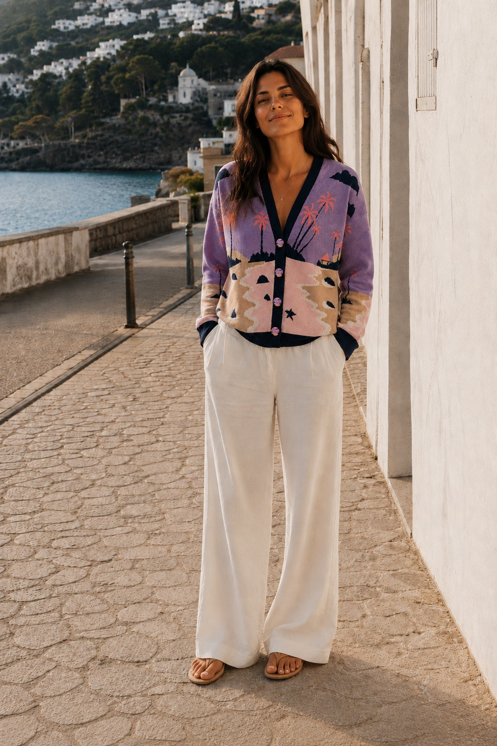 Lemon cotton cardigan - Lemon Vibe