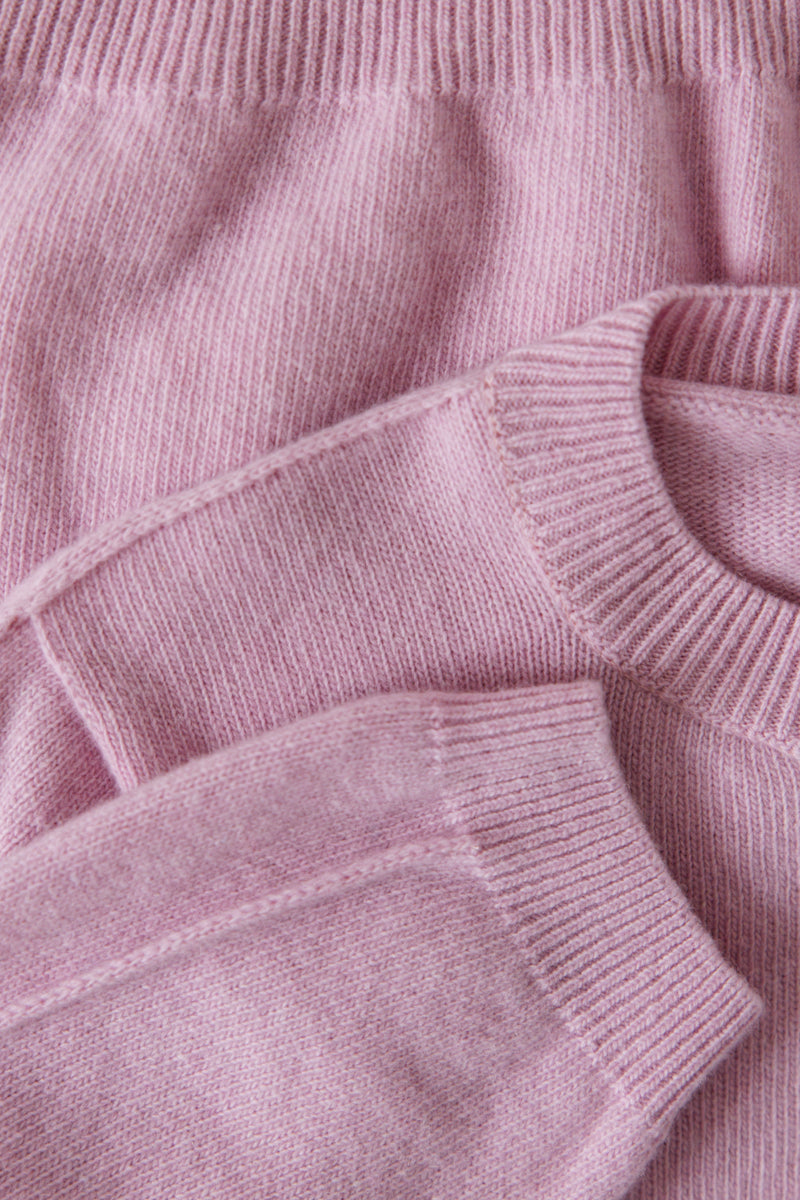 Softscape Pullover aus ecrufarbenem Kaschmir und Merinowolle