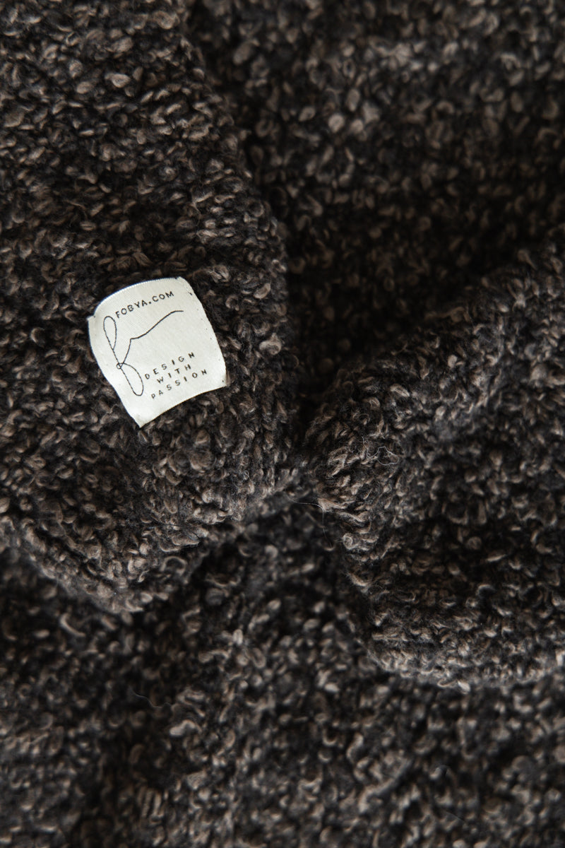 Earth Dune Brown Merino Wool Sweater