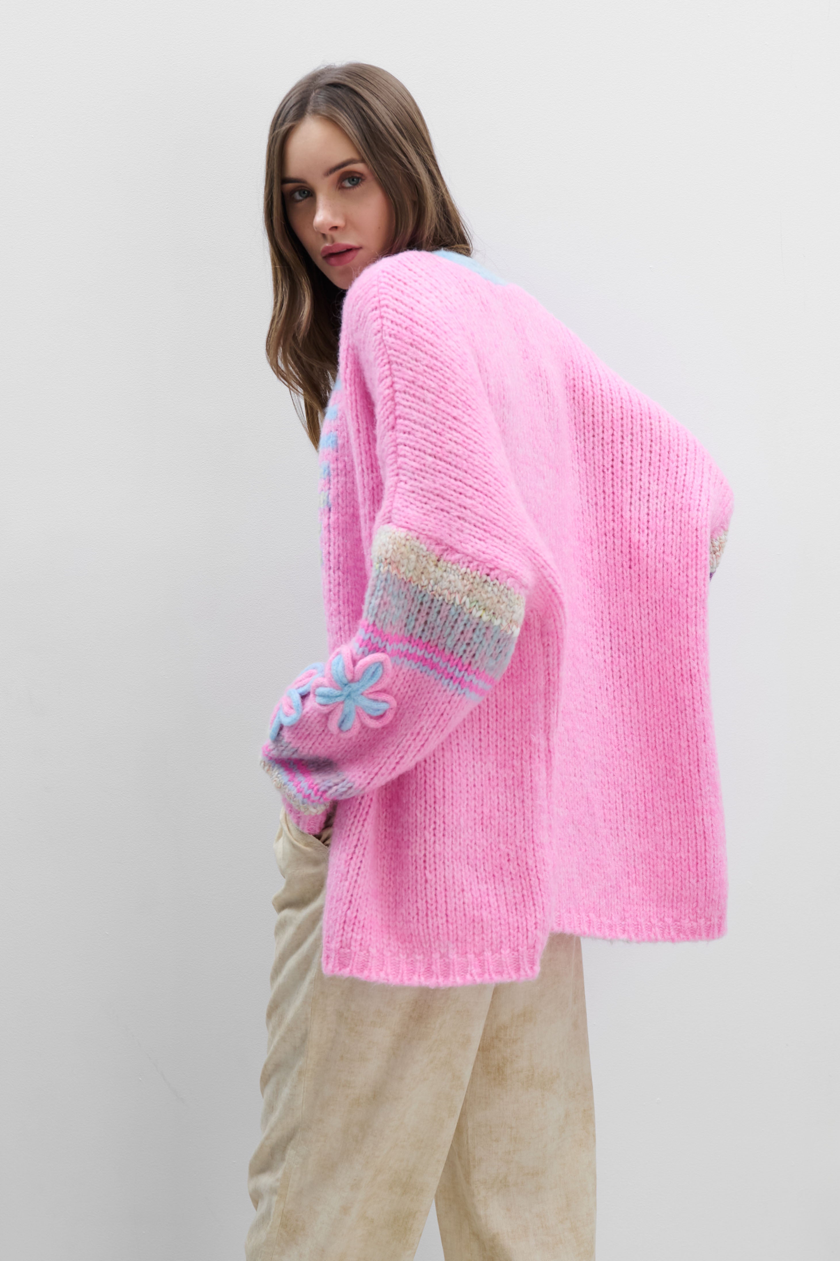 Kardigan Sugar Blossom różowy