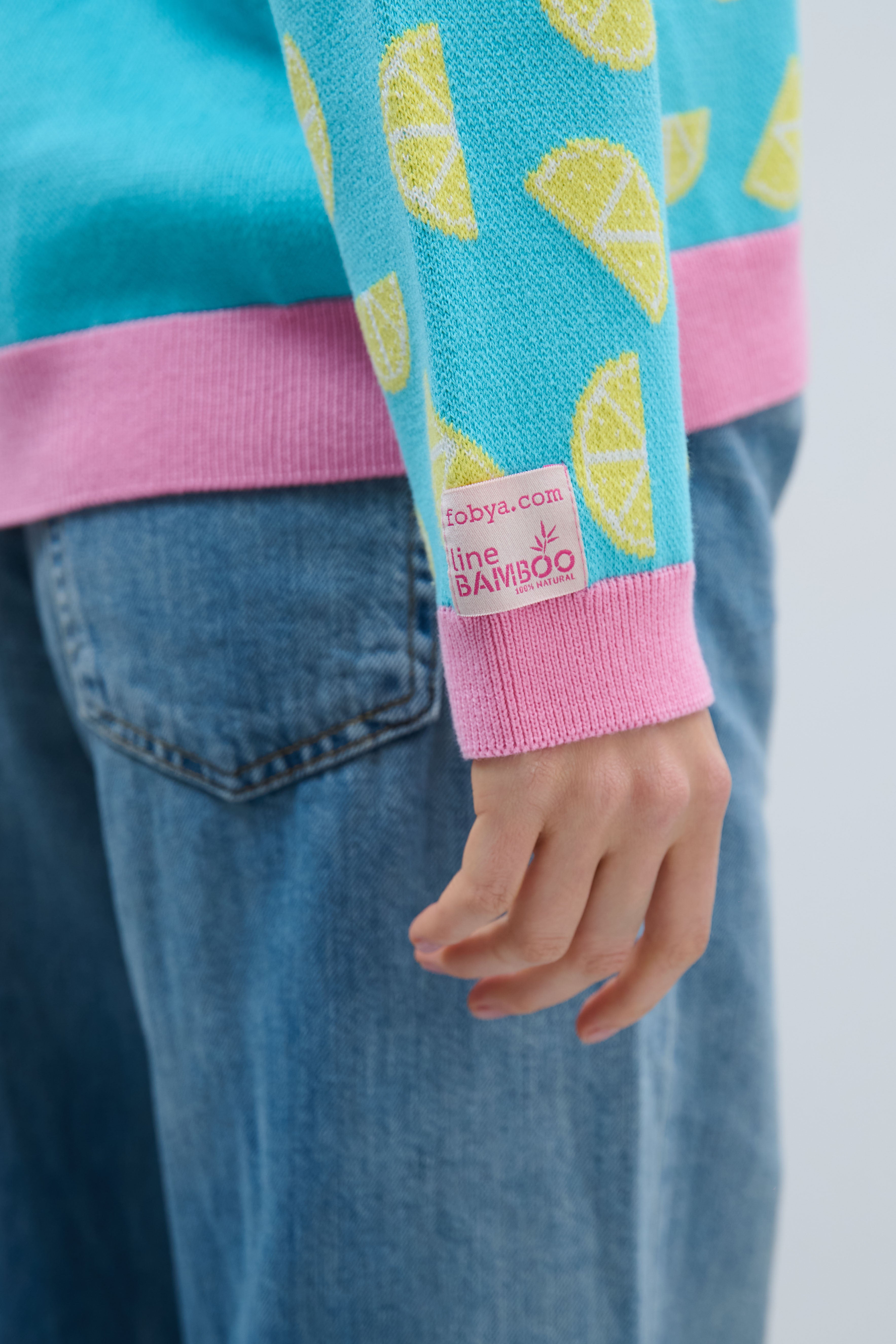 Lemon cotton cardigan - Lemon Vibe