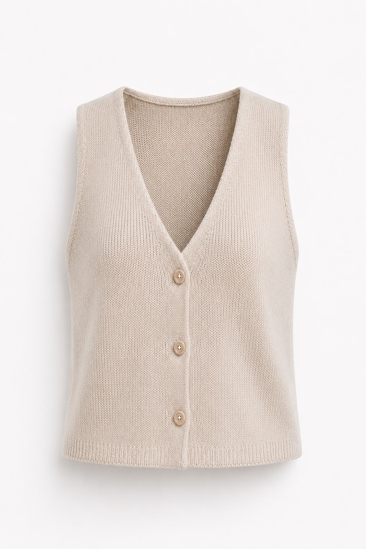 Knopfleiste, beige