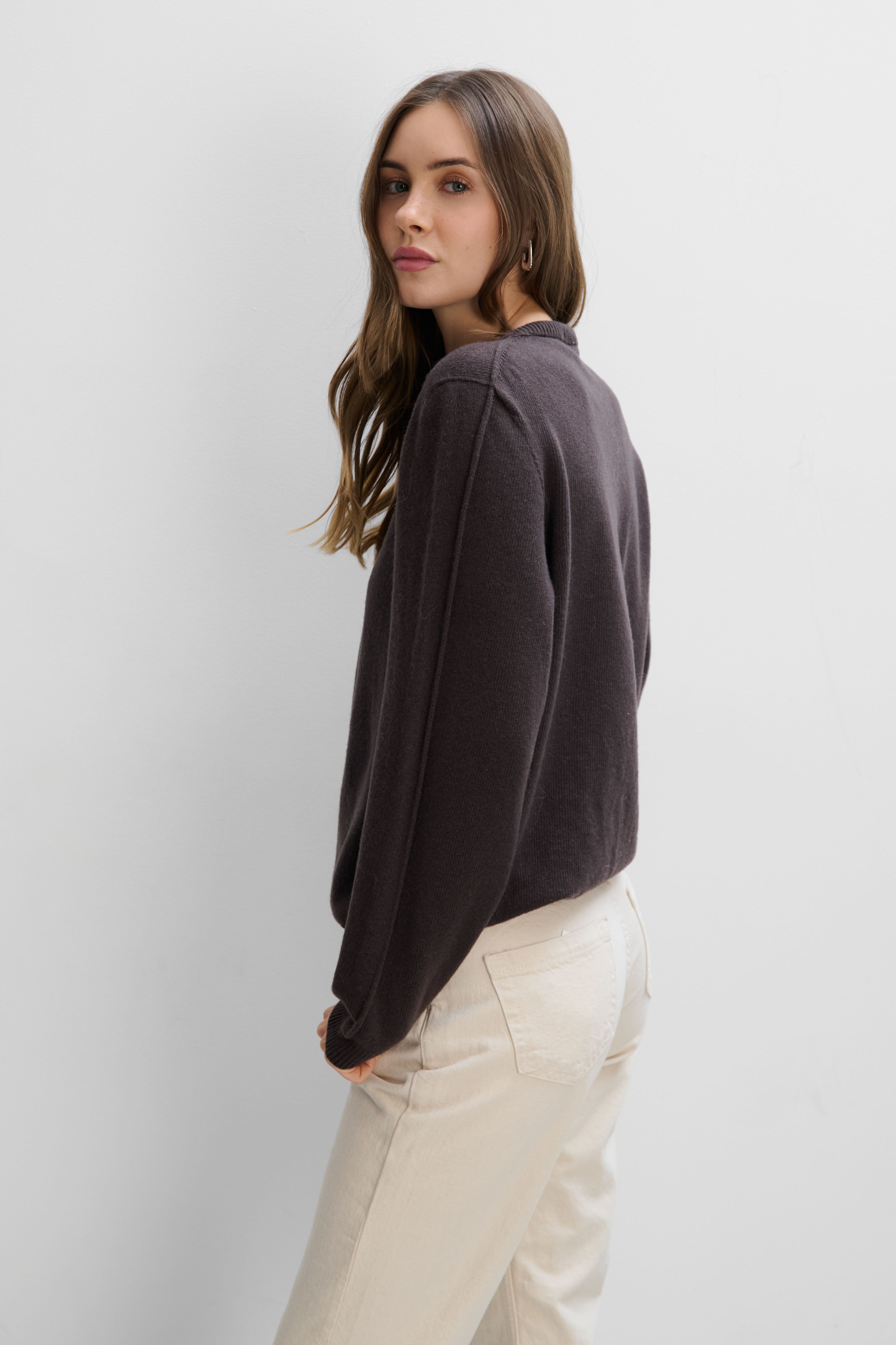 Softscape Pullover aus Kaschmir und Merinowolle, Braun