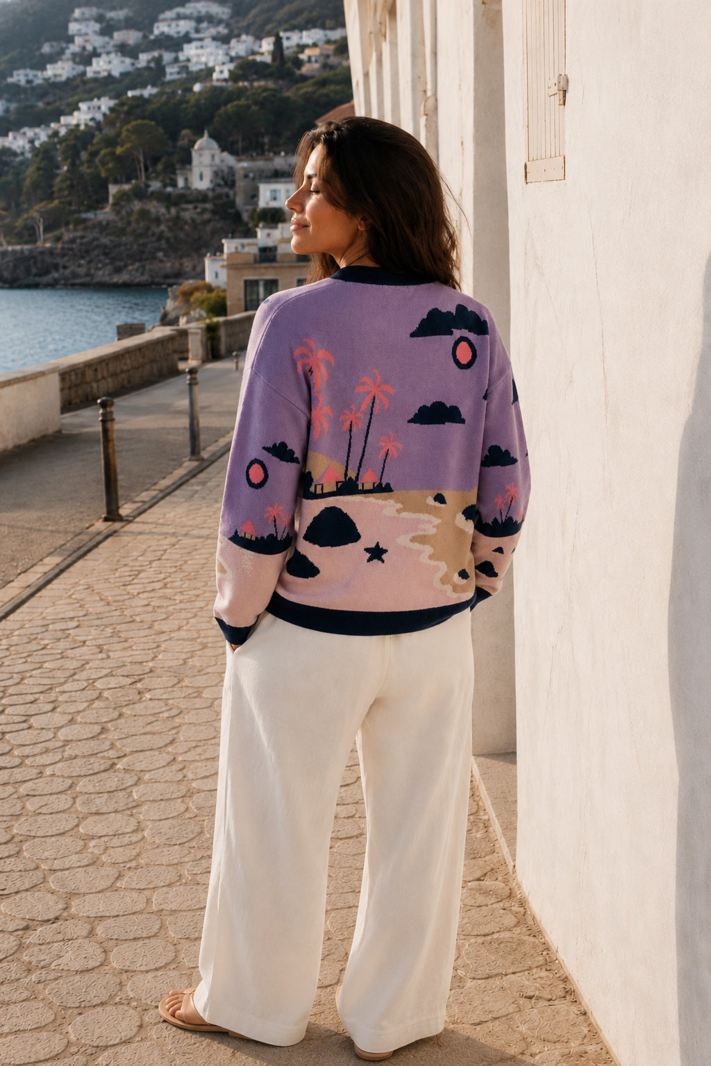 Lemon cotton cardigan - Lemon Vibe