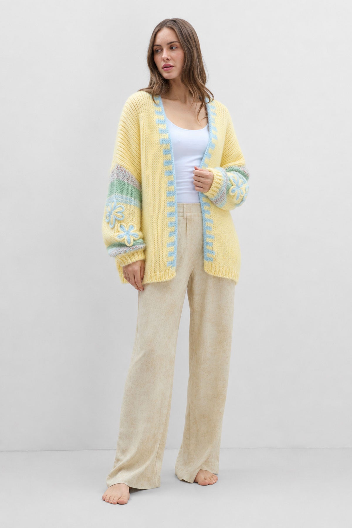 Sugar Blossom pink cardigan