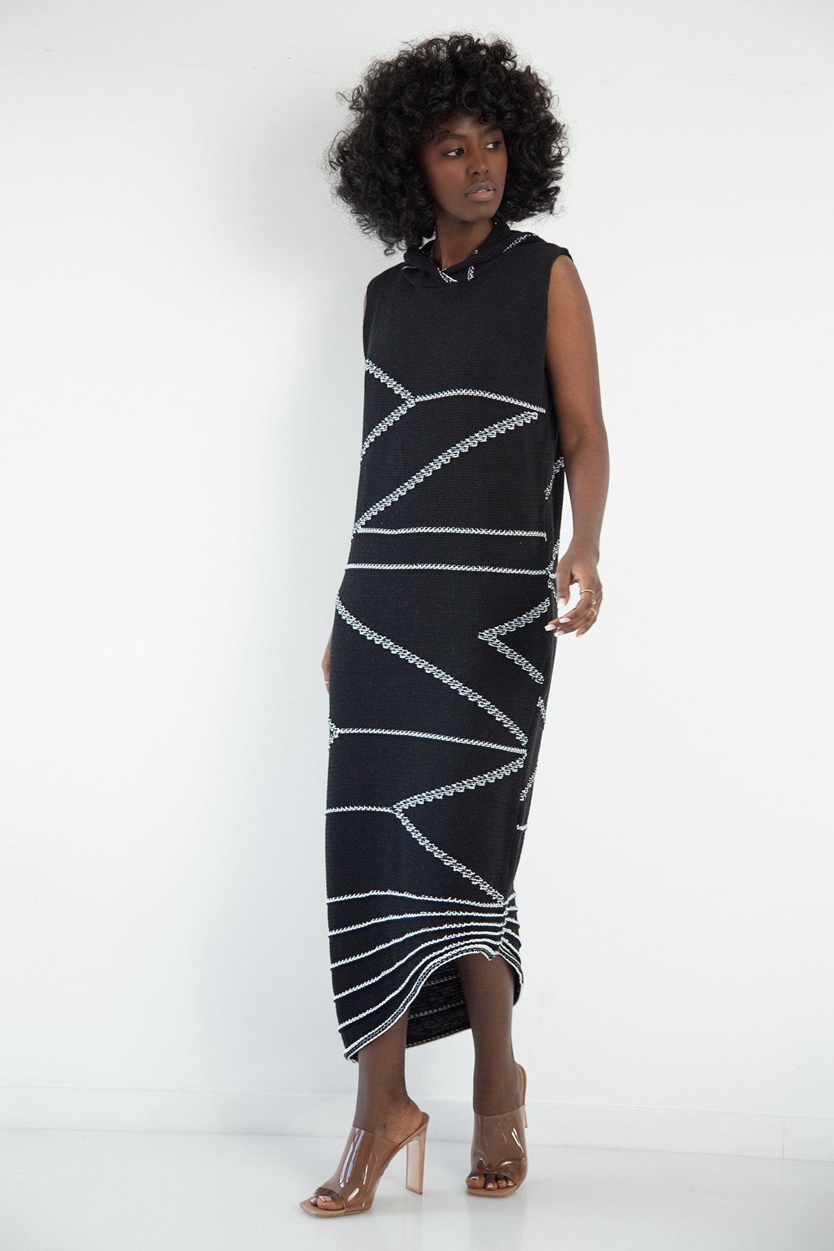 Sukienki bawełniane plażowe czarny - 2